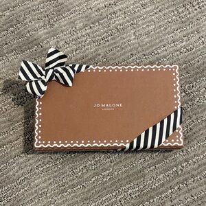 Jo Malone Elegant Brown Box with Striped Ribbon